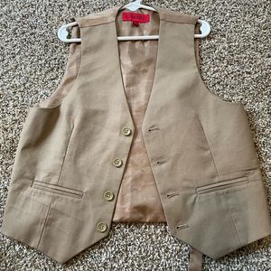 Boys khaki vest